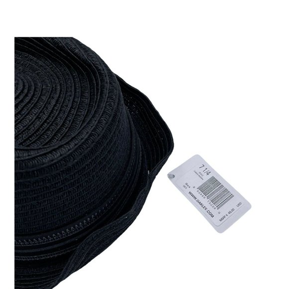 Oakley Cuban Fedora Black 7 1/4 Paper Straw - Picture 5 of 6